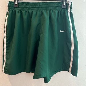 Nike || Green running shorts